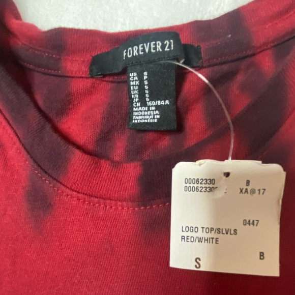 Forever 21 Burgundy Fringe Crop Top - Picture 4 of 6